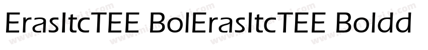 ErasItcTEE BolErasItcTEE Boldd字体转换